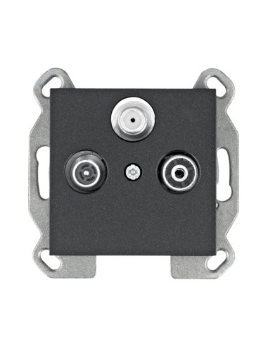 Lumina Gniazdo RTV-SAT końcowe czarne...