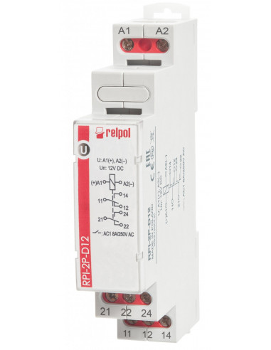 Przekaźnik elektromagnetyczny 2P 8A...