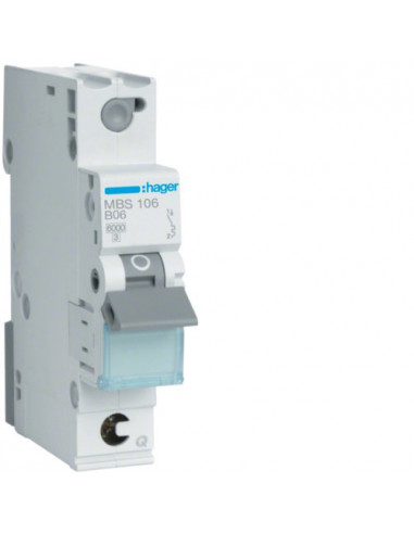 MCB Wyłącznik nadprądowy Icn-6000A 1P...