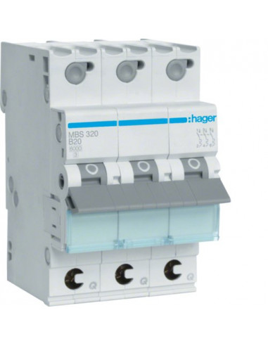 MCB Wyłącznik nadprądowy Icn-6000A 3P...