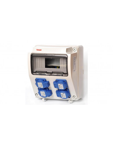 Rodzielnica RW3957 4xGS IP54 9 mod....