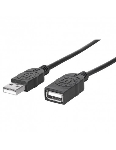 KABEL USB 2.0 A-A M/F 0,5M CZARNY...