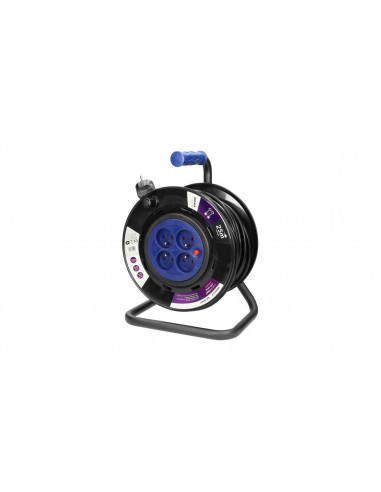 Przedłużacz bębnowy, 4 gniazda 2P+Z,...