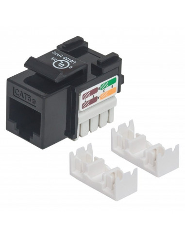 Moduł Keystone RJ45 UTP Cat5e Czarny...