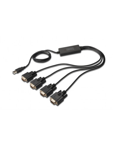 Konwerter/Adapter USB 2.0 do 4x RS232...