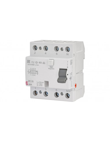 Wyłacznik różnicowopradowy 4P 40A...