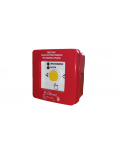 Przycisk ppoż. n/t 2 tory...