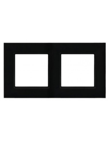 Aria ramka podwójna czarne szkło...