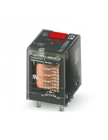 Przekaźnik przemysłowy 2P 12A AgNi...