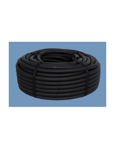 Rura karbowana bezhalogenowa czarna...