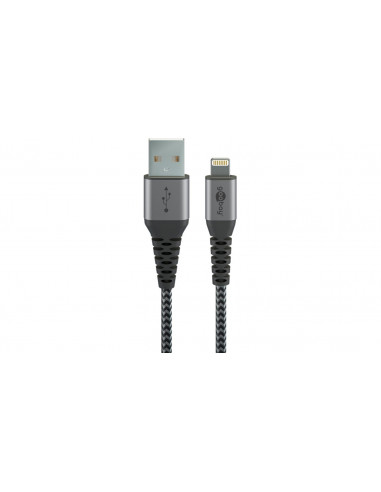 Kabel Lightning na USB-A tekstylny z...