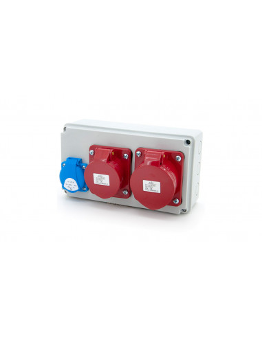 Rozdzielnica budowlana 32A/4P +...