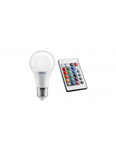 Żarówka LED RGBW, A60, E27, 10W,...