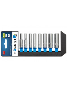 Zestaw nasadek długich 1/4,...