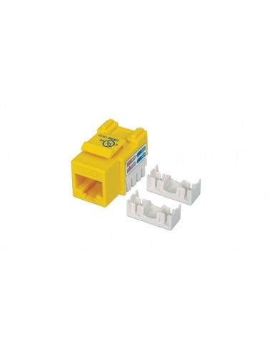 MODUŁ KEYSTONE RJ45 UTP CAT6 ŻÓŁTY