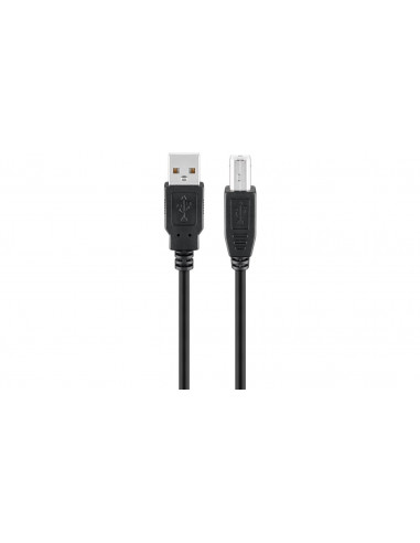 Kabel USB 2.0 Hi-Speed, Czarny 5m 68902
