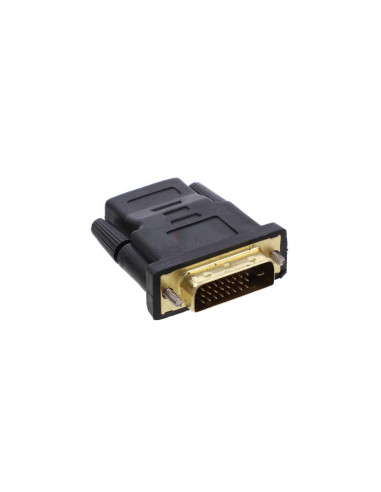 Adapter HDMI(F)-DVI-D(M) czarny...