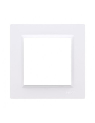 Simon 10 Ramka pojedyncza biała CR1/11