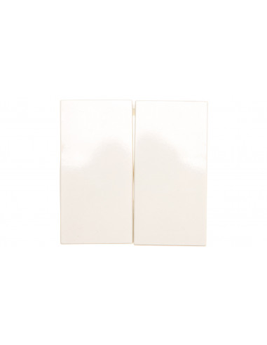 B.Kwadrat Klawisz podwójny kremowy...