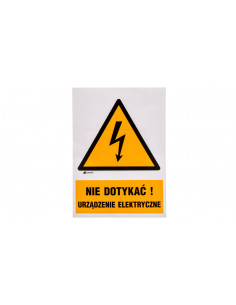 Samoprzylepna tabliczka...