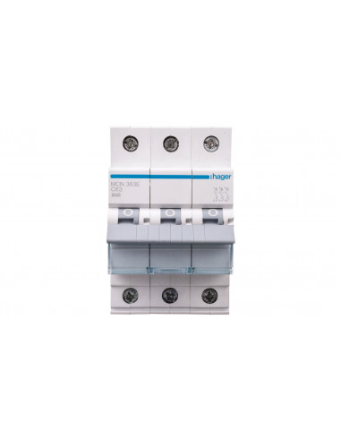 Wyłącznik nadprądowy 3P C 63A 6kA AC...