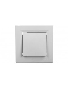 Przycisk 1-biegunowy, biały...