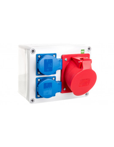 Rozdzielnica budowlana RS 2x2P+Z...