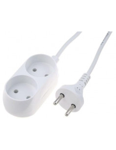 Przedłużacz 2-gniazda b/u...