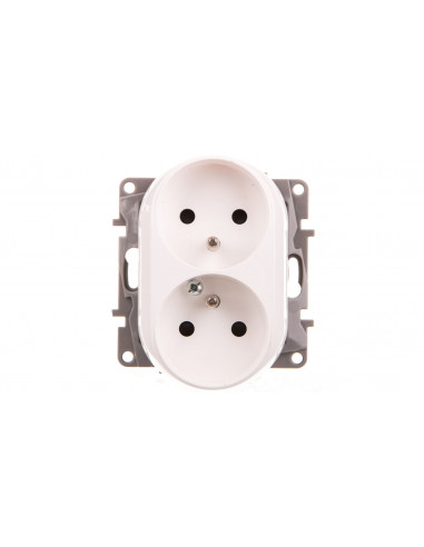 NILOE Gniazdo podwójne z/u do ramek...