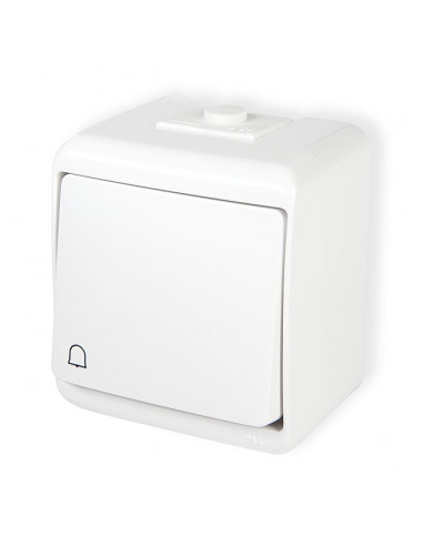 JUNIOR Przycisk /dzwonek/ biały IP54...