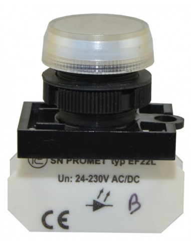 Lampka NEF22 biała W0-LD-NEF22TLD B