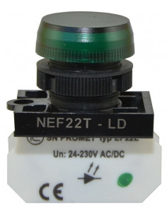 Lampka NEF22 zielona...