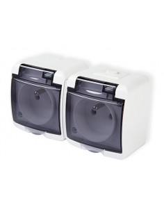 JUNIOR Gniazdo podwójne z/u...