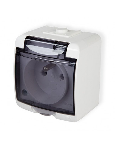 JUNIOR Gniazdo pojedyncze z/u (klapka...