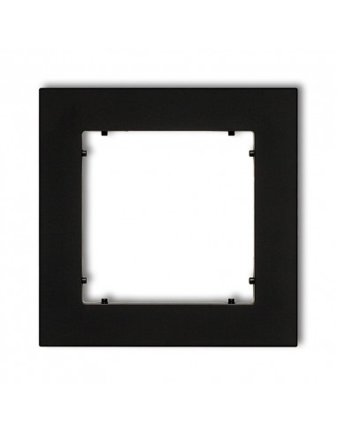 MINI Ramka pojedyncza czarny mat 12MR-1