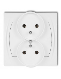 LOGO Gniazdo podwójne z/u...