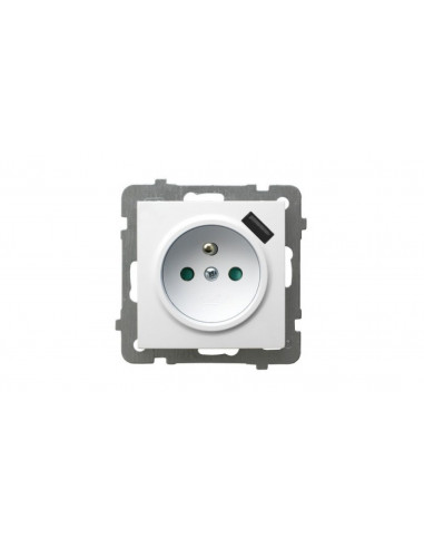 AS Gniazdo pojedyncze z uziemieniem z...