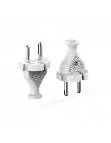 Wtyczka prosta rozbieralna WT-2 biała...