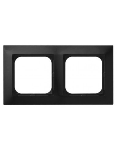 IMPRESJA Ramka podwójna czarny...