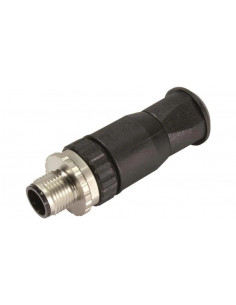 Złącze M12 śrubowe 4 polowe...