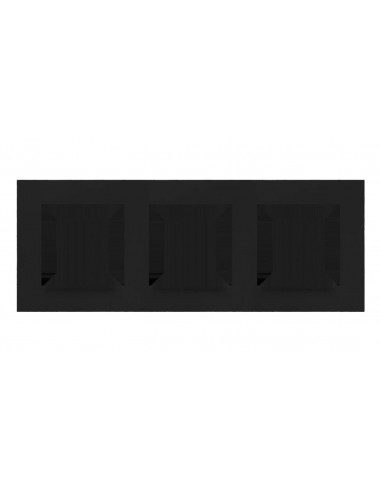 Simon 55 Ramka 3-krotna LINE Czarny...