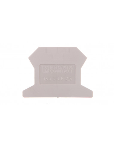 Ścianka końcowa 1,5x42,5x30,7mm szara...