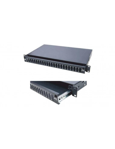 Panel 19 1U 24xSC duplex z prowadnicą...