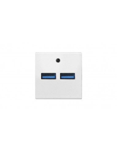 OSPEL45 Ładowarka USB biały GK-2USB/00