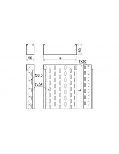 Korytko KCL500H60/3 N 160250 2