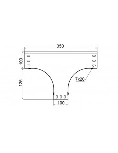 Trójnik redukcyjny symetryczny 2
