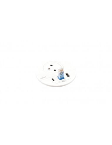 INCARA Gniazdo meblowe DISQ 80 2p+z...