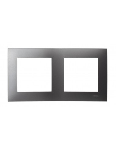 SZAFIR Ramka podwójna szary mat R-2Z/70