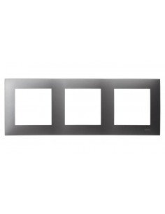 SZAFIR Ramka potrójna szary...