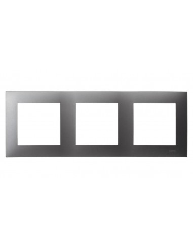 SZAFIR Ramka potrójna szary mat R-3Z/70